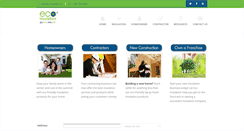 Desktop Screenshot of ecoinsulation.ca